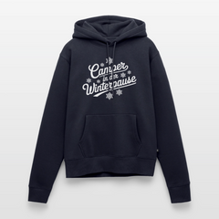 Camper im Winter - Damen Camping Hoodie - Navy