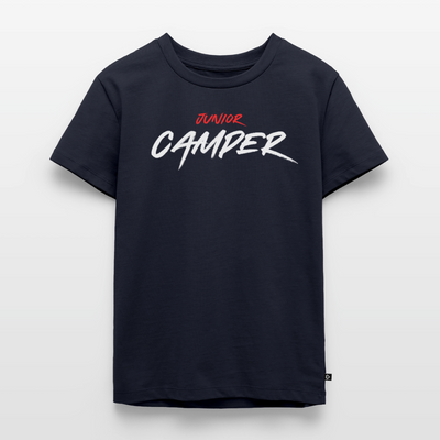 Junior Camper - Kinder Camping T-Shirt - Navy