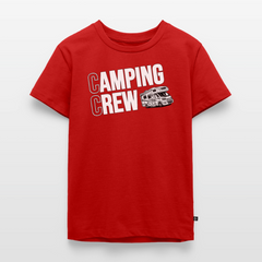 Wohnmobil Camping Crew - Kinder Camping T-Shirt - Rot