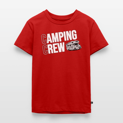 Wohnmobil Camping Crew - Kinder Camping T-Shirt - Rot