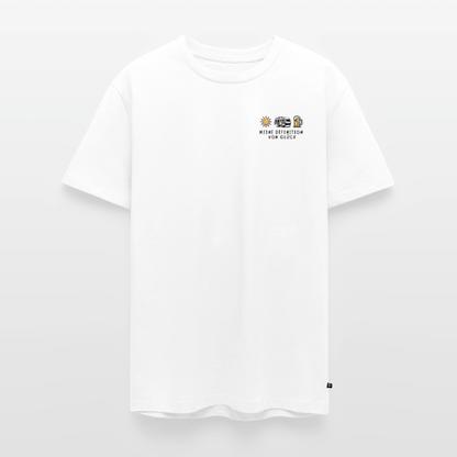 Definition von Glück - Herren Camping T-Shirt - Wohnwagen