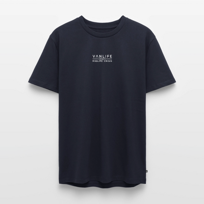 Vanlife statt Midlife Crisis - Herren Camping T-Shirt - Navy