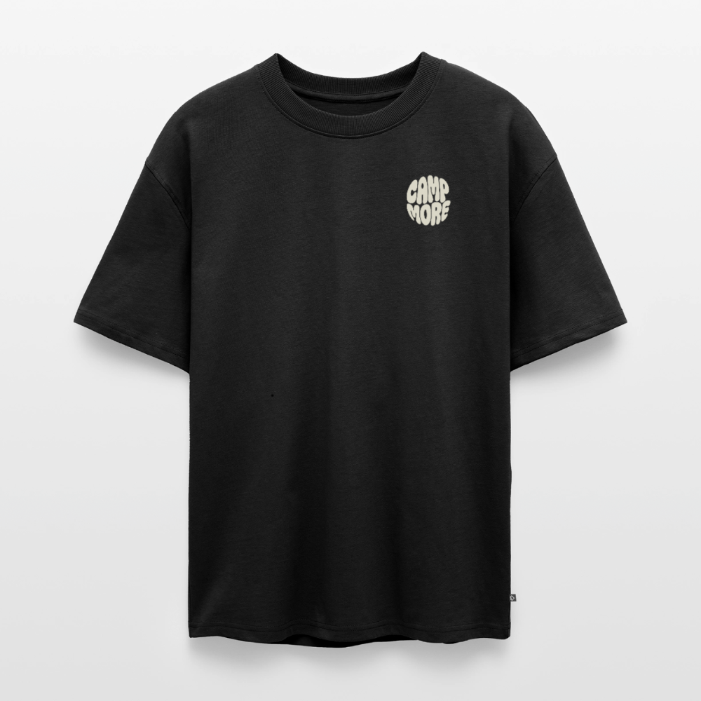 Camp More - Oversized Unisex T-Shirt - Schwarz