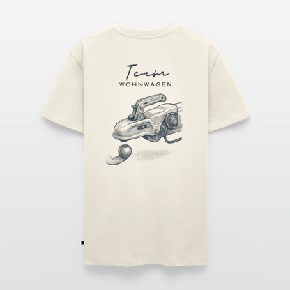 Team Wohnwagen - Herren Camping T-Shirt - Naturweiß