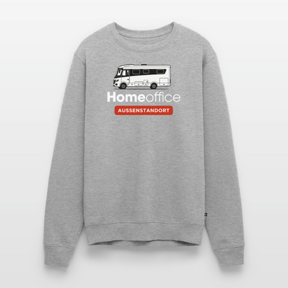 Vollintegriert Homeoffice - Herren Camping Sweatshirt - Grau meliert