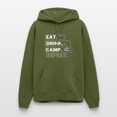 Eat Drink Camp - Herren Camping Hoodie - Wohnmobil - Khaki