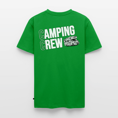 Wohnmobil Camping Crew - Herren Camping T-Shirt - Rückendruck - Grün