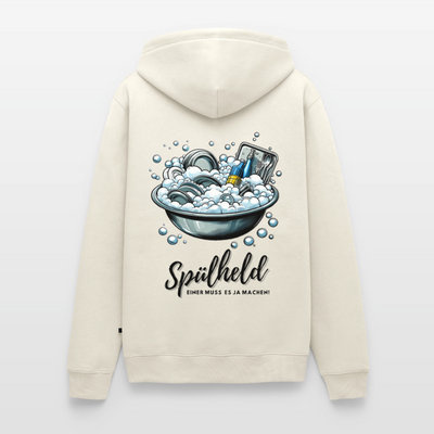 Camping Spülheld - Herren Camping Hoodie - Naturweiß