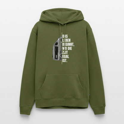 Camping ist Zeitlos - Herren Camping Hoodie - Vanlife - Khaki