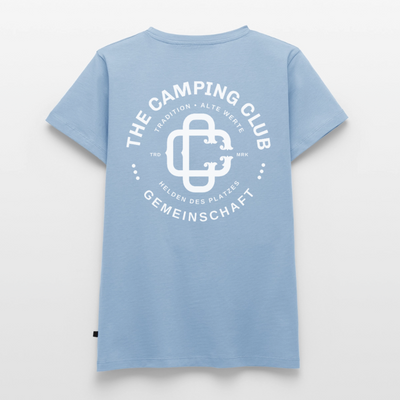 Camping Club - Damen Camping T-Shirt - Hellblau