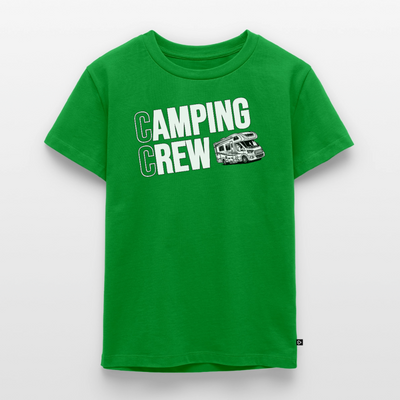 Wohnmobil Camping Crew - Kinder Camping T-Shirt - Grün