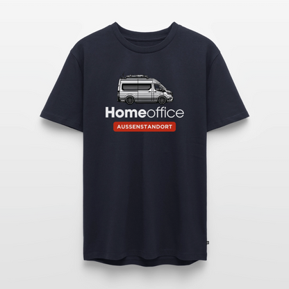 Vanlife Homeoffice - Herren Camping T-Shirt - Navy