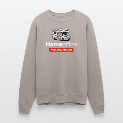 Wohnmobil Homeoffice - Herren Camping Sweatshirt - Taupe