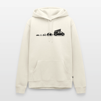 Evolution Bulli - Herren Camping Hoodie - Naturweiß