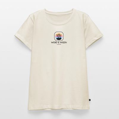 Woid & Wiesn Camper - Damen Camping Hoodie - Naturweiß