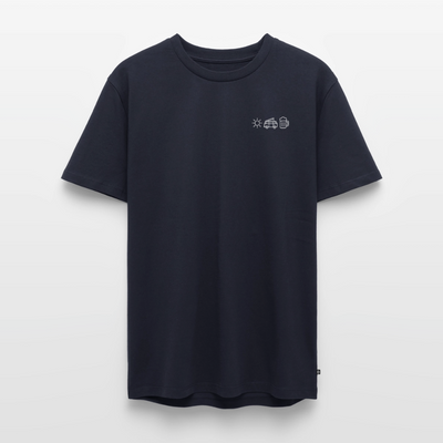 Sonne Bulli Bier - Herren Camping T-Shirt - Navy