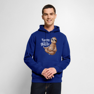 Camping ist Meditation - Herren Camping Hoodie - Royalblau