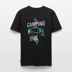 Wohnwagen Camping DNA - Herren Camping T-Shirt - Schwarz