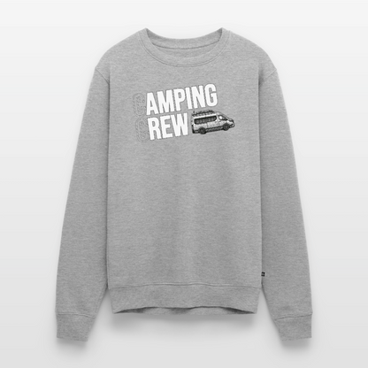 Vanlife Camping Crew - Herren Camping Sweatshirt - Grau meliert