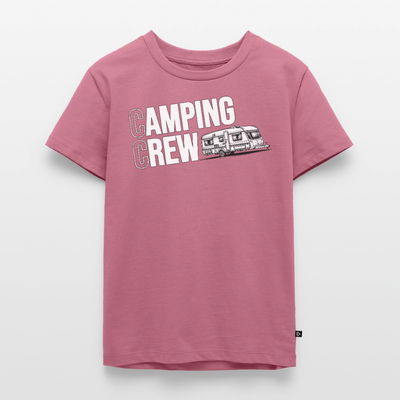 Wohnwagen Camping Crew - Kinder Camping T-Shirt - Mauve
