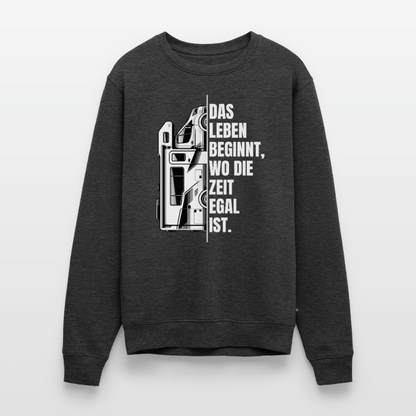 Camping ist Zeitlos - Herren Camping Sweatshirt - Vanlife - Anthrazit meliert