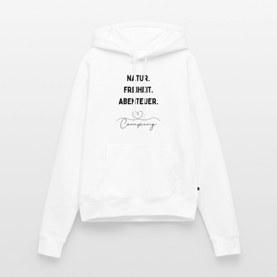 Natur Freiheit Abenteuer - Damen Camping Hoodie - Weiß