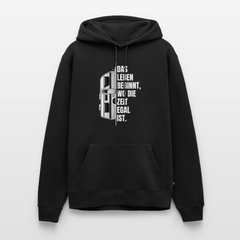 Camping ist Zeitlos - Herren Camping Hoodie - Wohnwagen - Schwarz