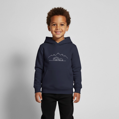Keep it simple - Kinder Camping Hoodie - Navy