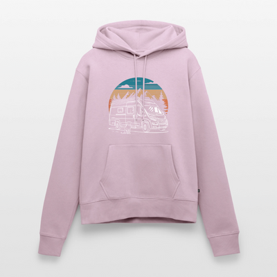 SPOD - Vanlife mit Hund - Damen Camping Hoodie - Altrosa