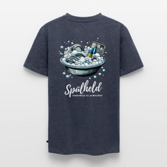 Camping Spülheld - Herren Camping T-Shirt - Jeansblau 
