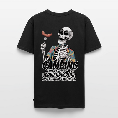 Camping Verwahrlosung - Herren Camping T-Shirt - Schwarz