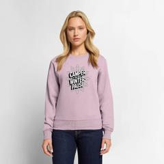 Camper in Winterpause - Damen Camping Sweatshirt - Altrosa