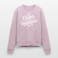 Camper im Winter - Damen Camping Sweatshirt - Altrosa