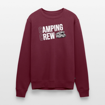 Wohnmobil Camping Crew - Herren Camping Sweatshirt - Burgunderrot