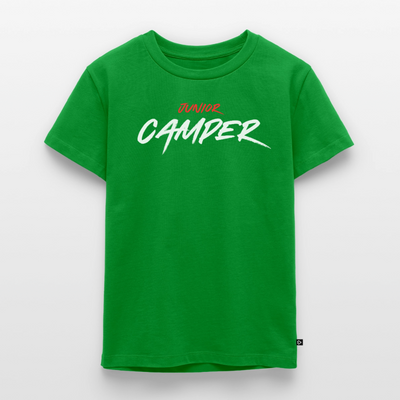Junior Camper - Kinder Camping T-Shirt - Grün