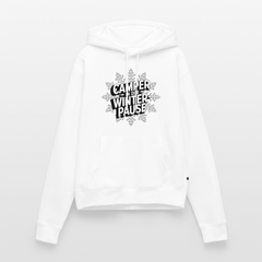 Camper in Winterpause - Damen Camping Hoodie - Weiß