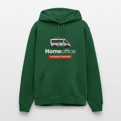 Vanlife Homeoffice - Herren Camping Hoodie - Flaschengrün