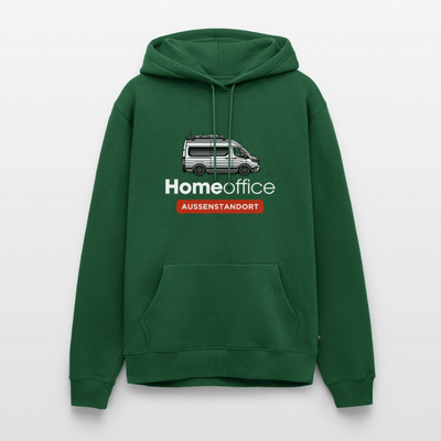 Vanlife Homeoffice - Herren Camping Hoodie - Flaschengrün