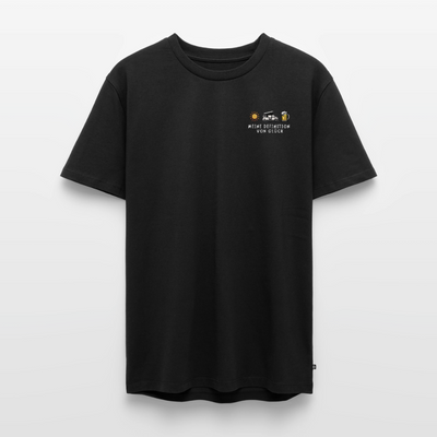 Definition von Glück - Herren Camping T-Shirt - Bulli - Schwarz