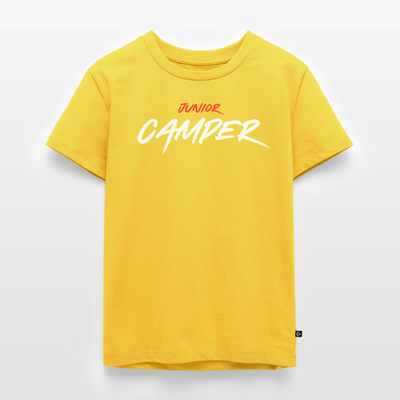 Junior Camper - Kinder Camping T-Shirt - Sonnengelb