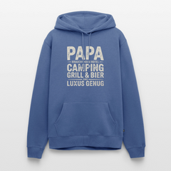 Väter sind Helden - Herren Camping Hoodie - Taubenblau