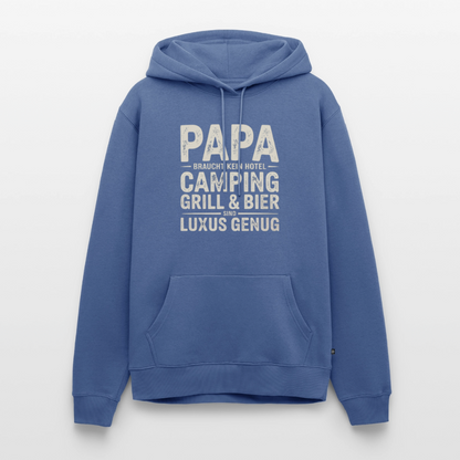 Väter sind Helden - Herren Camping Hoodie - Taubenblau