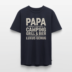 Väter sind Helden - Herren Camping T-Shirt - Navy