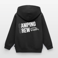 Vanlife Camping Crew - Kinder Camping Hoodie - Schwarz