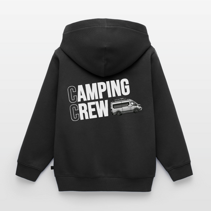 Vanlife Camping Crew - Kinder Camping Hoodie - Schwarz