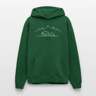 Keep it simple - Herren Camping Hoodie - Flaschengrün