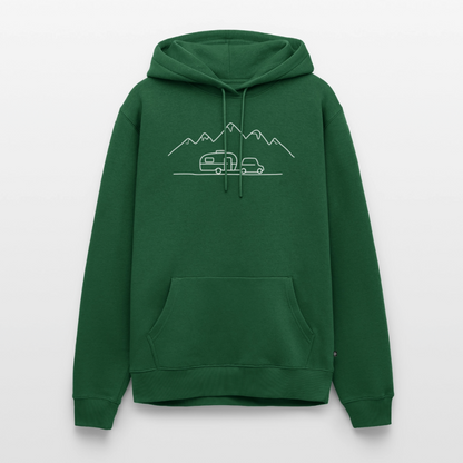 Keep it simple - Herren Camping Hoodie - Flaschengrün