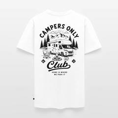 Campers Only Club - Herren Camping T-Shirt - Wohnmobil - Weiß