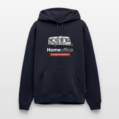 Wohnwagen Homeoffice - Herren Camping Hoodie - Navy