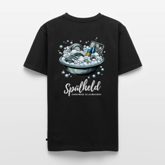 Camping Spülheld - Herren Camping T-Shirt - Schwarz